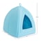 Pet Adobe Pet Adobe Plush Cuddle Cave, Igloo House to Sleep/Play, Removable Cushion for Small Dogs, Cats, Blue 869751NAL - alternate 2